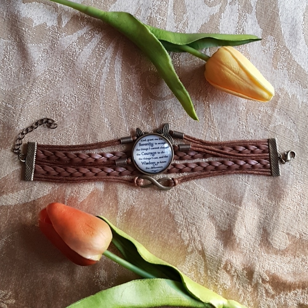 LAST ONE! Serenety, Courage and Wisdom bracelet - Picture 3 of 7
